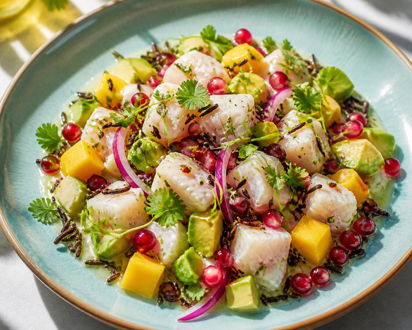 découvrez notre recette de ceviche de maigre, un plat frais et léger qui révèle toutes les saveurs estivales pour un moment gourmand et rafraîchissant.