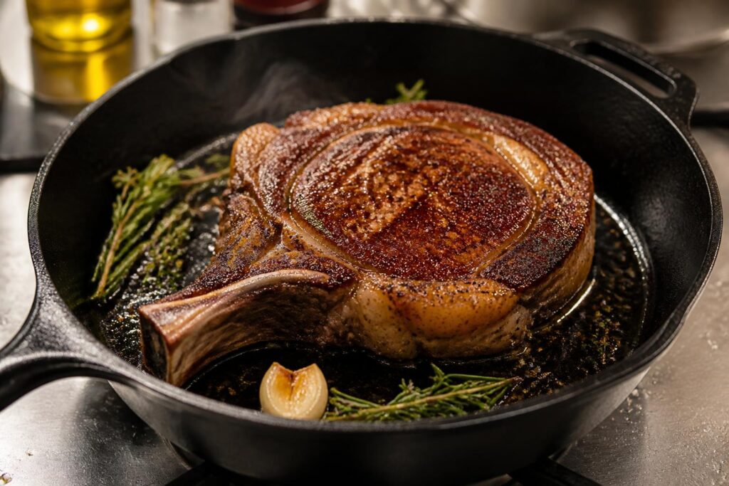 découvrez nos astuces incontournables pour réussir la cuisson parfaite et savoureuse de votre côte de bœuf à la poêle. guide facile pour des résultats délicieux à chaque fois.