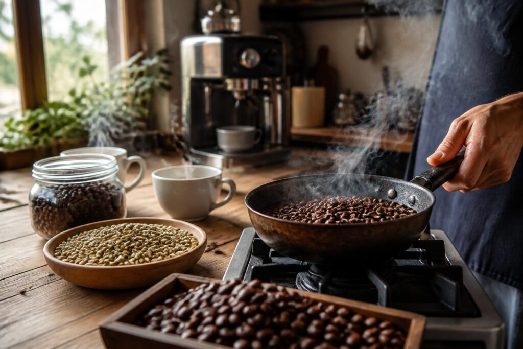 découvrez comment torréfier vos grains de café maison transforme entièrement la saveur de votre café, révélant des arômes uniques et un goût incomparable.