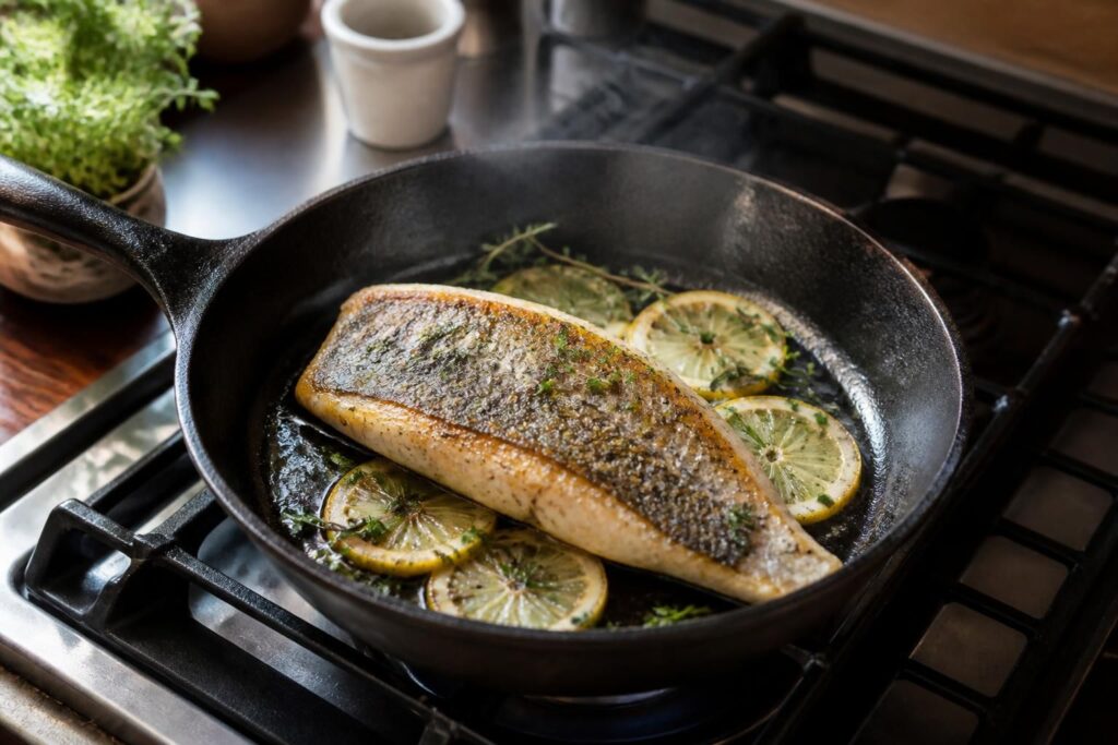 découvrez comment cuire le black bass à la poêle pour préserver toutes ses saveurs et profiter d'un poisson tendre et savoureux à chaque bouchée.