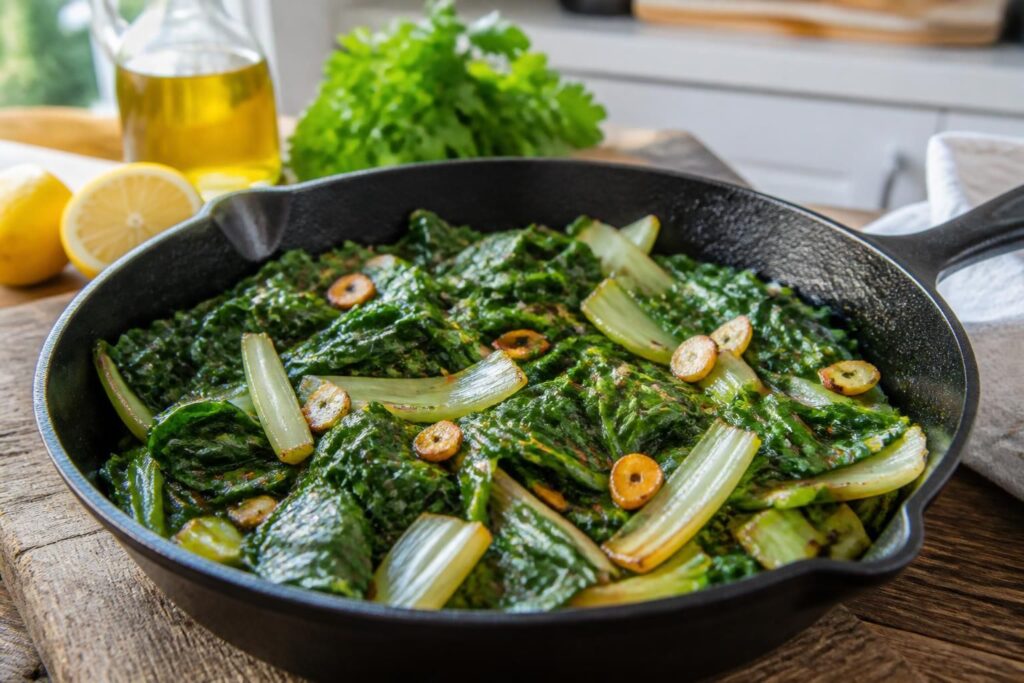découvrez la recette rapide des blettes à la poêle, un plat sain et savoureux parfait pour un repas équilibré et facile à préparer.