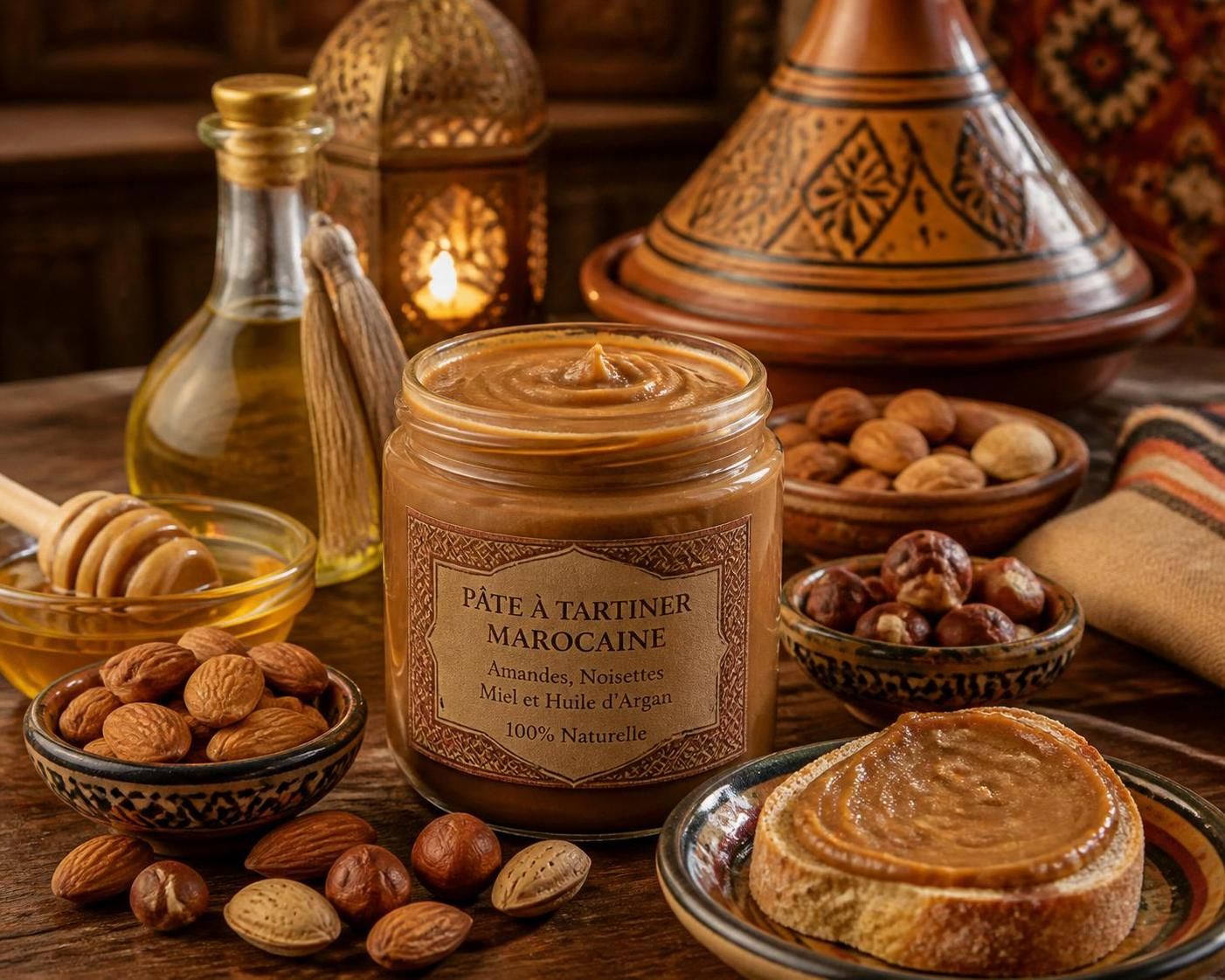 découvrez la pâte à tartiner marocaine, un délice sucré aux saveurs authentiques du maghreb, parfait pour vos petits-déjeuners et goûters gourmands.