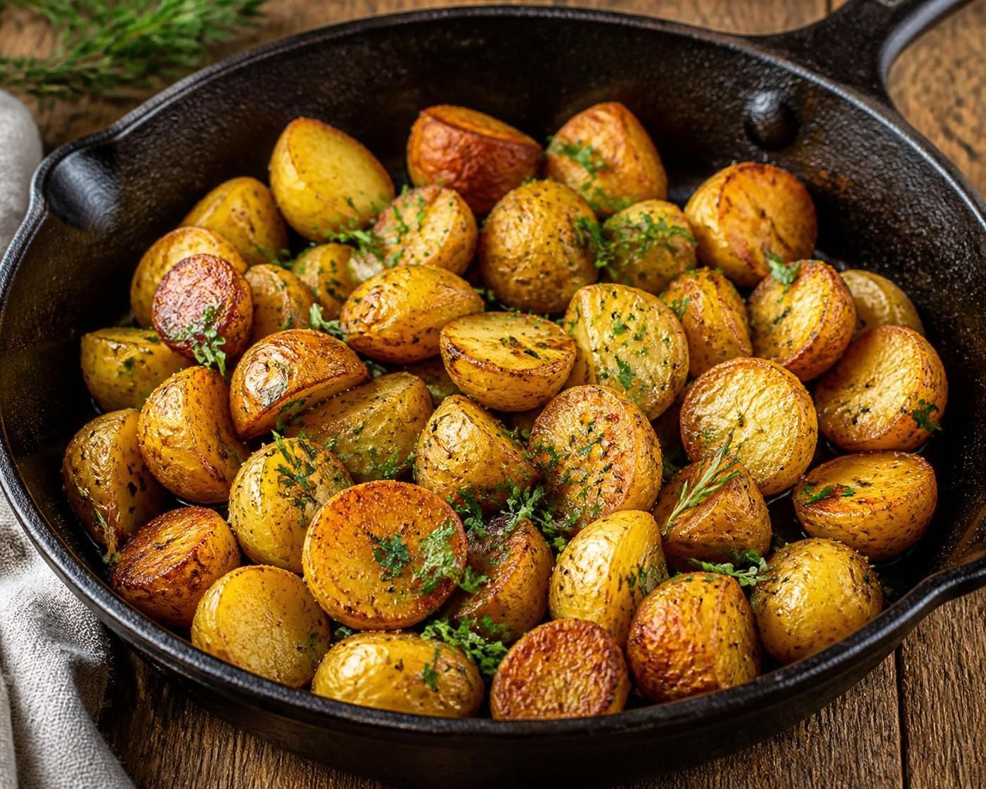 découvrez l’astuce infaillible pour réussir des pommes de terre sautées à la poêle, à la fois croustillantes à l’extérieur et fondantes à l’intérieur.
