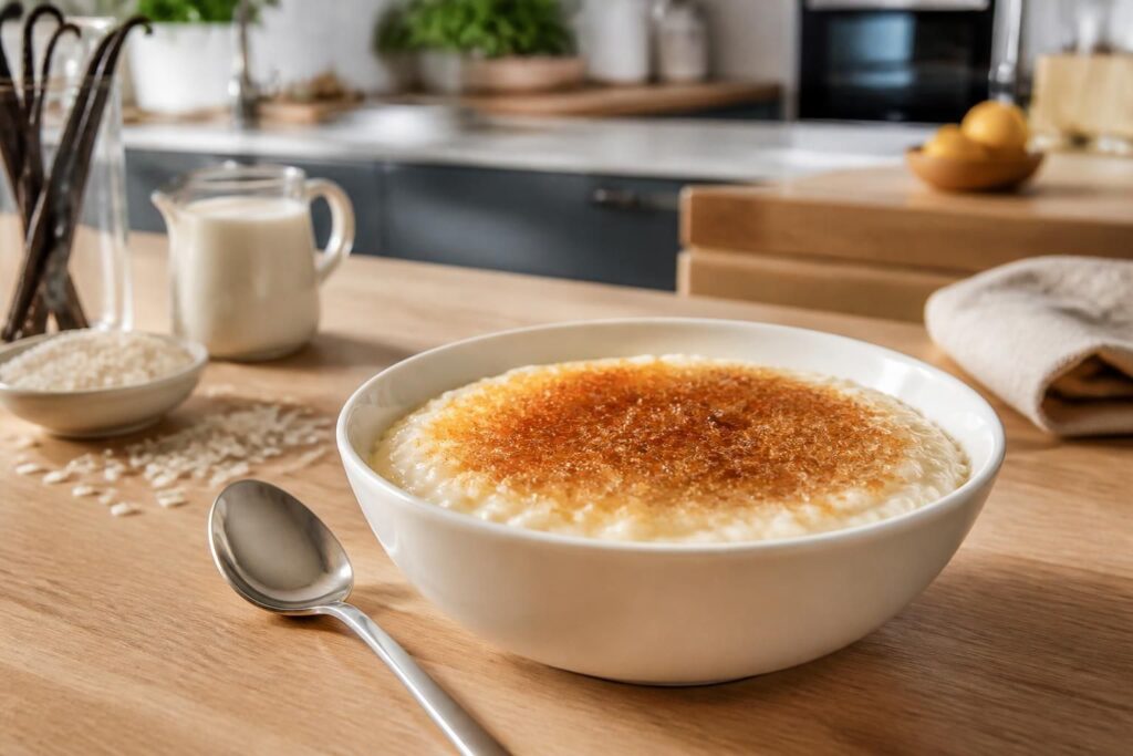 découvrez la recette gourmande du riz au lait by cyril lignac, un dessert irrésistible et facile à préparer pour ravir vos papilles.