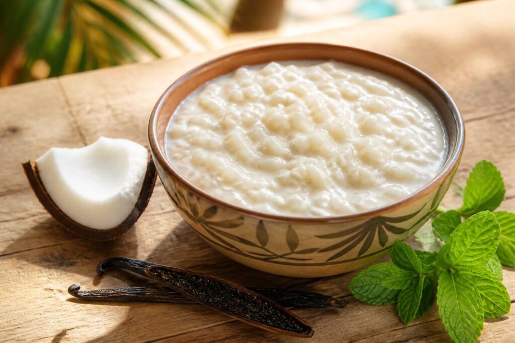 découvrez la recette gourmande du riz au lait de coco antillais, un dessert exotique facile à préparer pour un voyage culinaire savoureux et authentique.