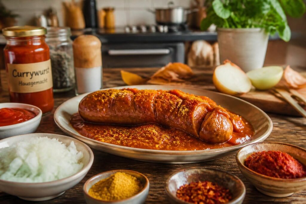 découvrez notre recette maison de sauce currywurst pour un goût authentique et épicé, parfait pour accompagner vos plats et ravir vos papilles.