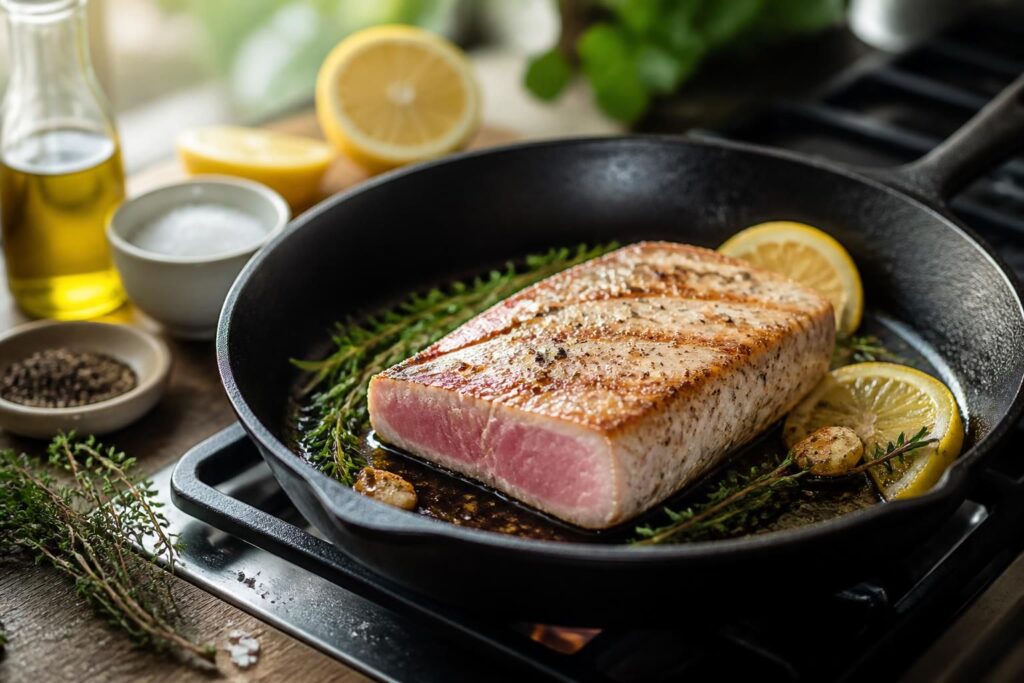 découvrez nos astuces simples pour cuire le thon à la poêle avec une recette savoureuse et saine, idéale pour un repas rapide et équilibré.