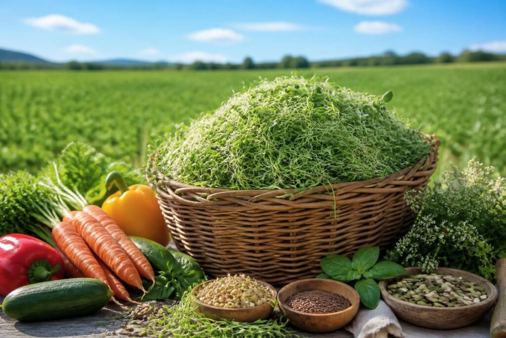 découvrez les bienfaits de la luzerne pour une alimentation saine et naturelle, ses vertus nutritionnelles et comment l'intégrer facilement à votre régime quotidien.
