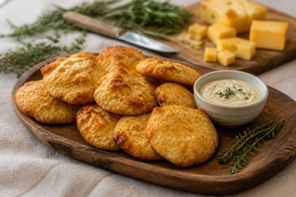 découvrez une recette simple et rapide de biscuits salés au fromage pour un apéritif gourmand et convivial.