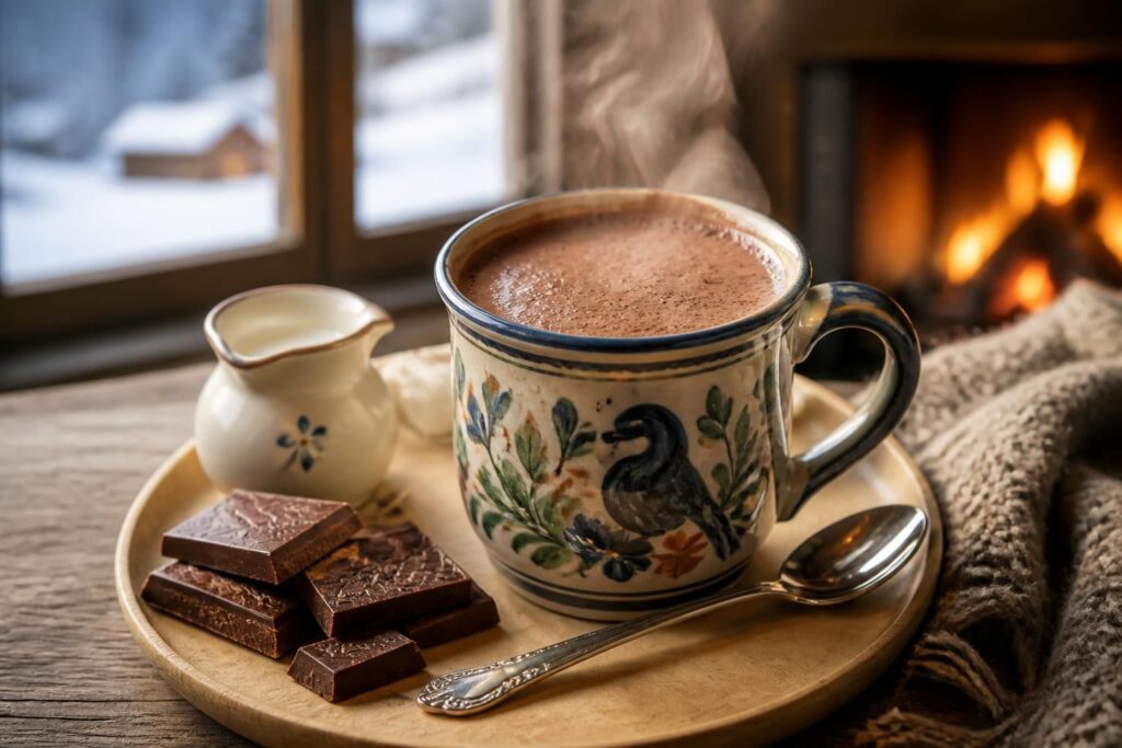 découvrez la recette onctueuse du chocolat chaud italien, idéal pour réchauffer les cœurs pendant les froides journées d'hiver.