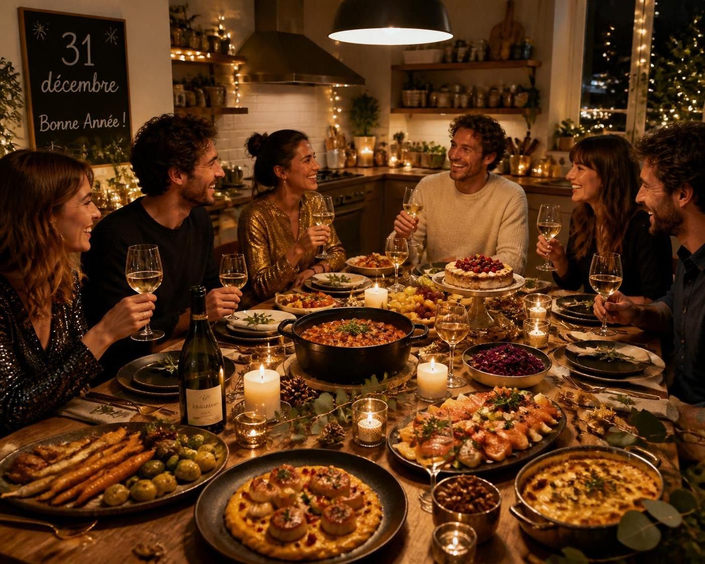 découvrez des idées de repas festifs pour le 31 décembre entre amis, avec des recettes savoureuses et variées qui raviront tous les goûts pour une soirée réussie.