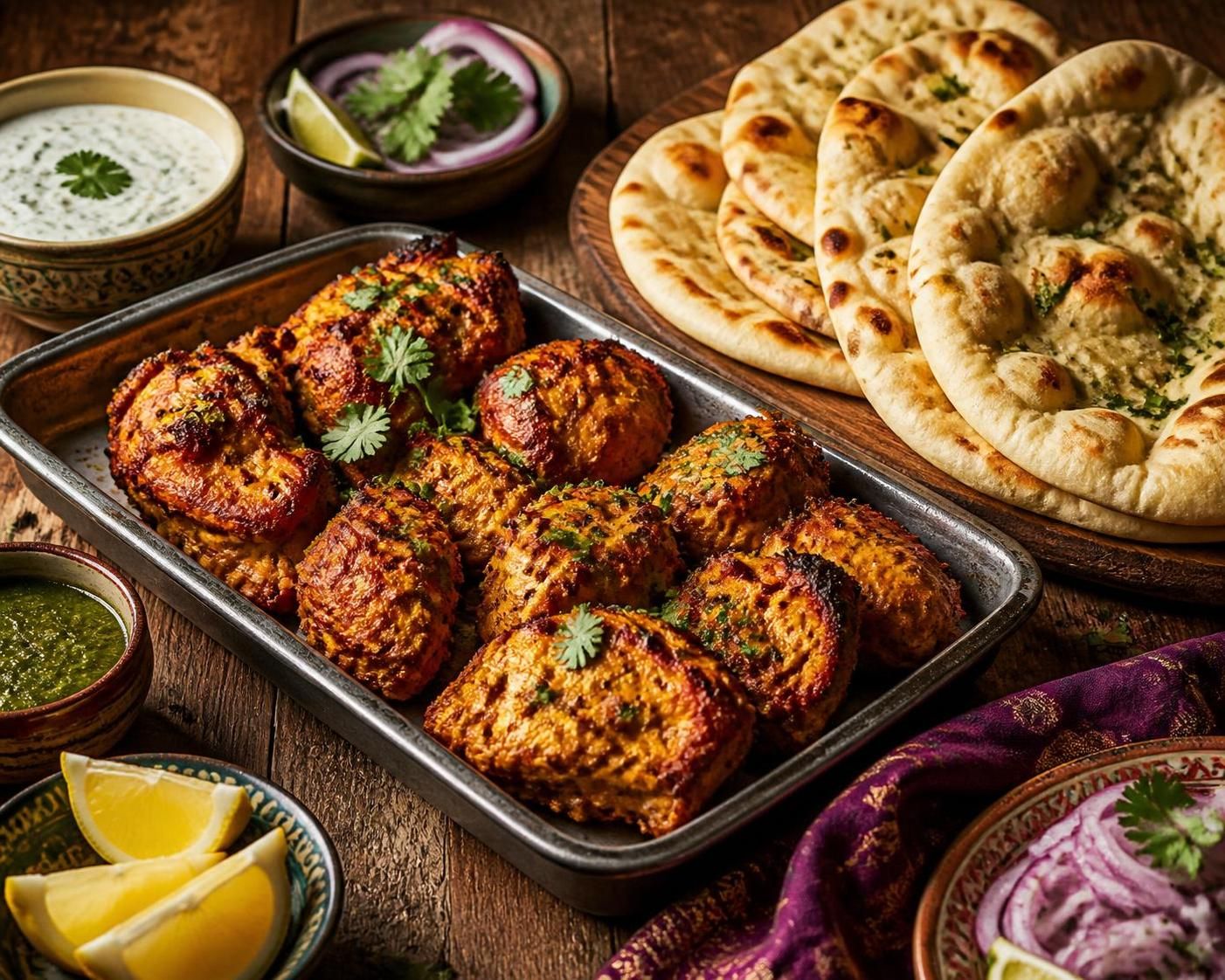 découvrez la recette saine et gourmande du naan tikka, un plat savoureux aux authentiques saveurs indiennes, parfait pour un repas équilibré et plein de goût.
