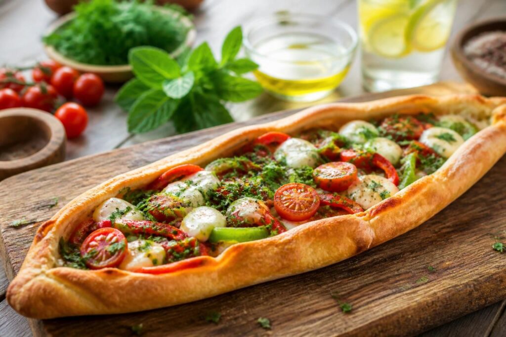 découvrez la recette du pide, la spécialité turque parfaite pour un repas healthy et savoureux. facile à préparer, elle ravira vos papilles avec ses ingrédients frais et équilibrés.