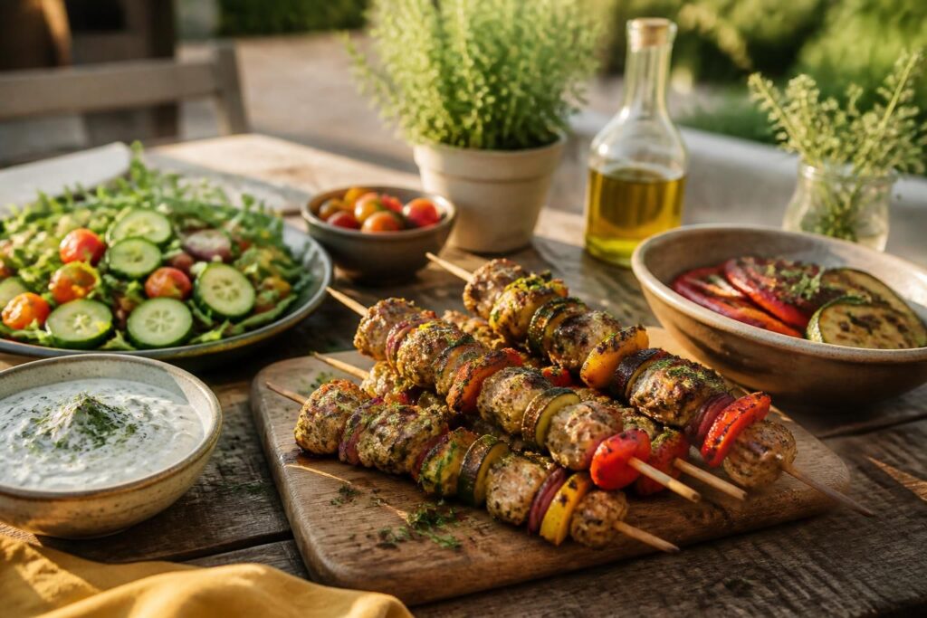 découvrez la recette saine et savoureuse des pinchos morunos, des brochettes épicées venues du sud, parfaites pour des apéros green et gourmands.