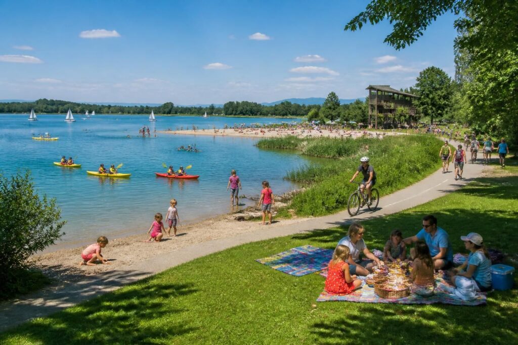 découvrez le parc miribel jonage, un lieu incontournable pour des activités en plein air, des balades nature, des sports nautiques et des visites passionnantes. profitez d'une journée idéale en famille ou entre amis au cœur de la nature.