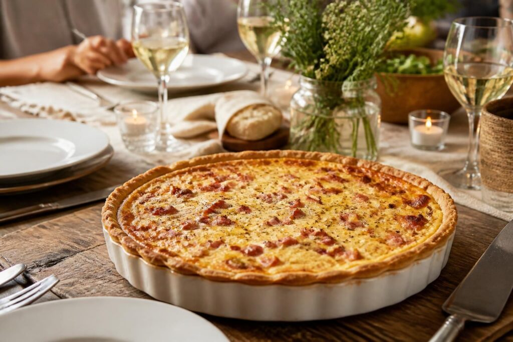 découvrez la recette traditionnelle de la quiche lorraine, un plat convivial et savoureux parfait pour toutes les occasions en famille ou entre amis.