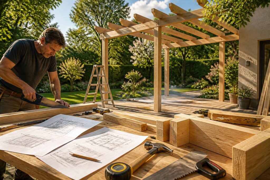 apprenez à fabriquer une pergola étape par étape pour créer un abri extérieur élégant et pratique. guide complet pour réussir la construction de votre espace convivial.