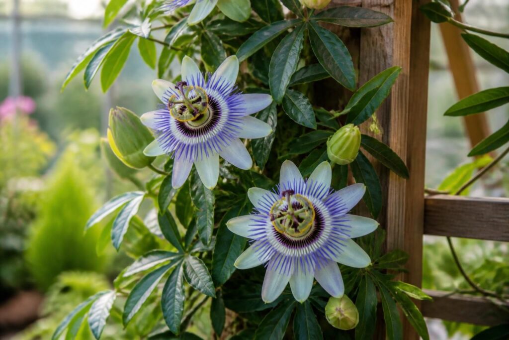 découvrez la passiflora caerulea, ou fleur de la passion bleue : conseils de culture, soins, et vertus thérapeutiques de cette plante grimpante exceptionnelle.