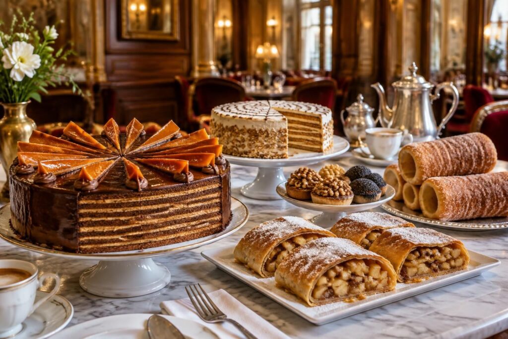découvrez le catalogue gerbeaud : nouveautés, douceurs traditionnelles et incontournables de la pâtisserie hongroise, entre gourmandise et savoir-faire.