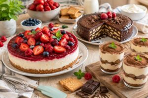 découvrez des recettes de gâteaux sans four, faciles et rapides à préparer : des desserts gourmands pour toutes les envies, sans cuisson.