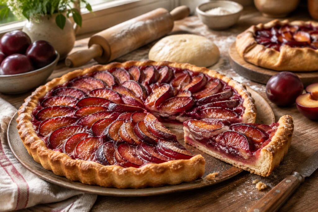 découvrez des recettes faciles et gourmandes de tartes aux prunes rouges, avec des idées savoureuses pour profiter pleinement de ces fruits de saison.