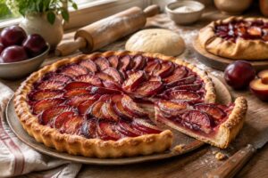découvrez des recettes faciles et gourmandes de tartes aux prunes rouges, avec des idées savoureuses pour profiter pleinement de ces fruits de saison.
